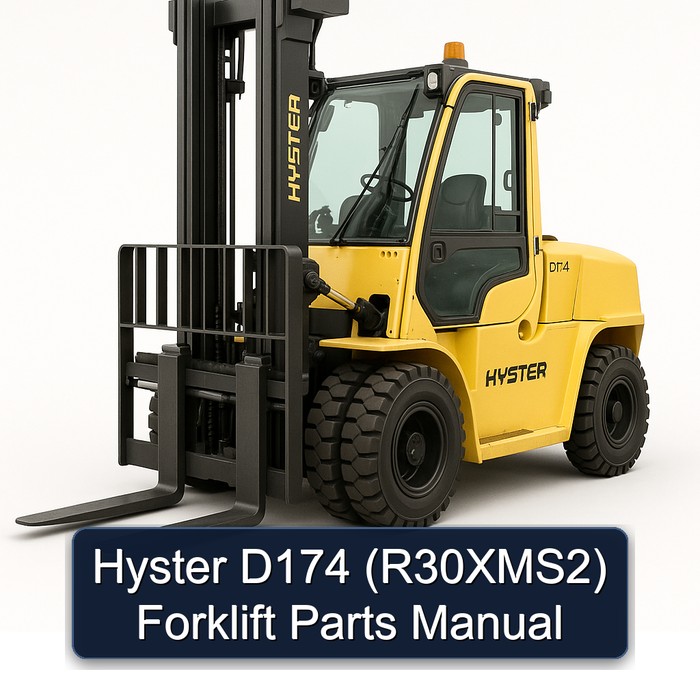 Hyster D174 (R30XMS2) Forklift Parts Manual