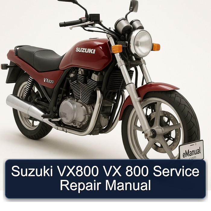 Suzuki VX800 VX 800 Manual de servicio y reparación