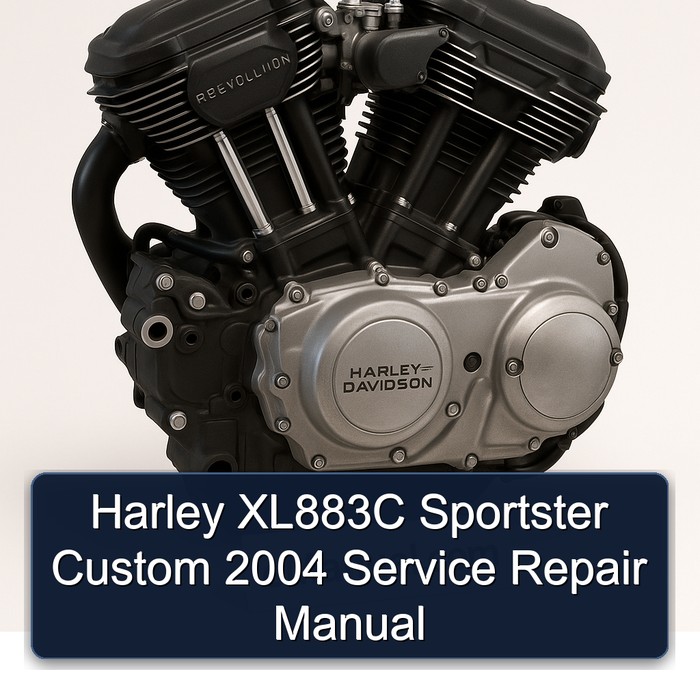 Harley XL883C Sportster Custom 2004 Service Repair Manual