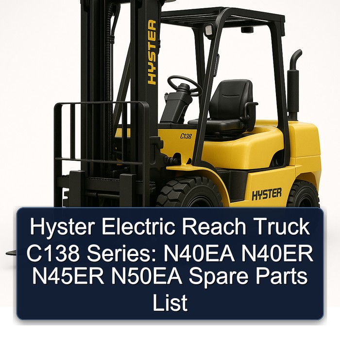 Hyster Electric Reach Truck C138 Series: N40EA N40ER N45ER N50EA Spare Parts List