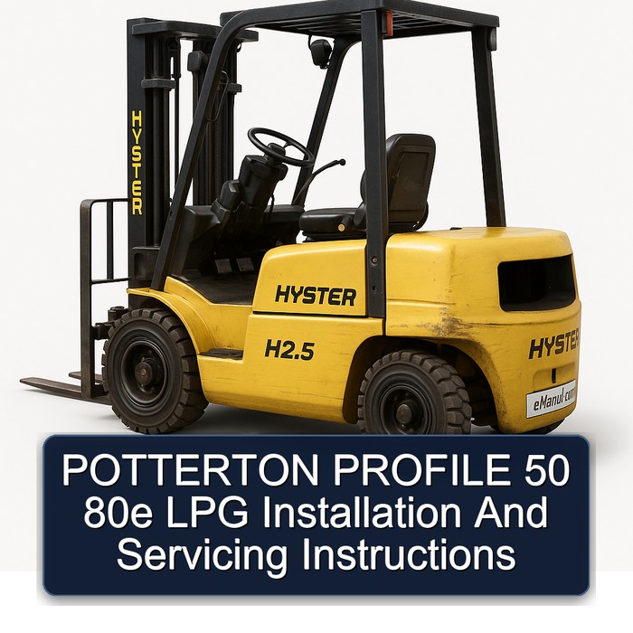 POTTERTON PROFILE 50 80e LPG Installation And Servicing Instructions