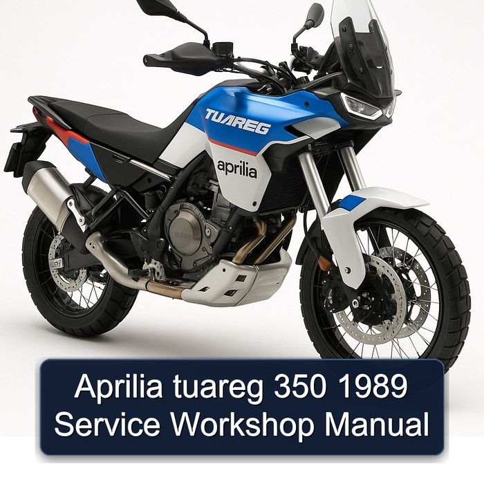 Aprilia tuareg 350 1989 Service Workshop Manual