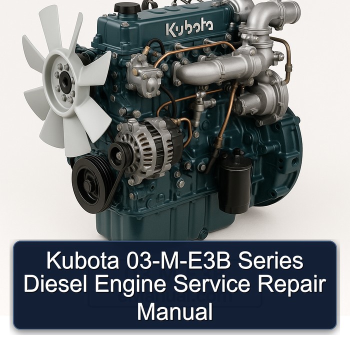 Kubota 03-M-E3B Serie Dieselmotor Service- und Reparaturanleitung