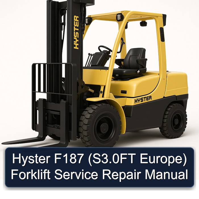 Hyster F187 (S3.0FT Europa) - Service- und Reparaturhandbuch