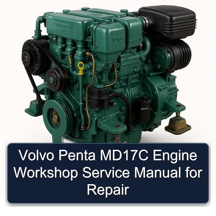 Volvo Penta MD17C Engine Workshop Service Manual for Repair 