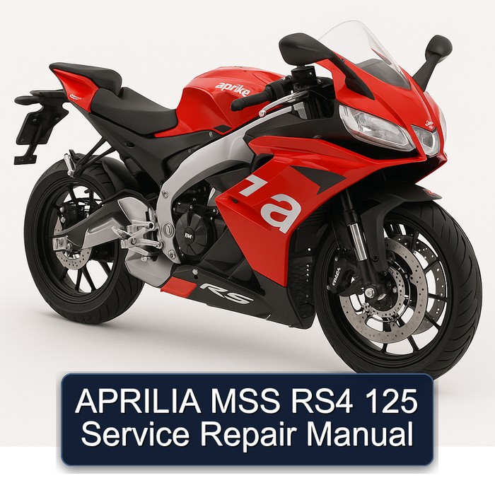 APRILIA MSS RS4 125 Manual de servicio y reparación