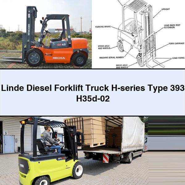 Linde Diesel Forklift Truck H-series Type 393 H35d-02