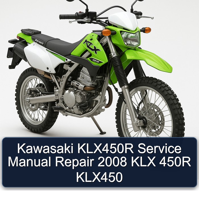 Kawasaki KLX450R Service Manual Repair 2008 KLX 450R KLX450
