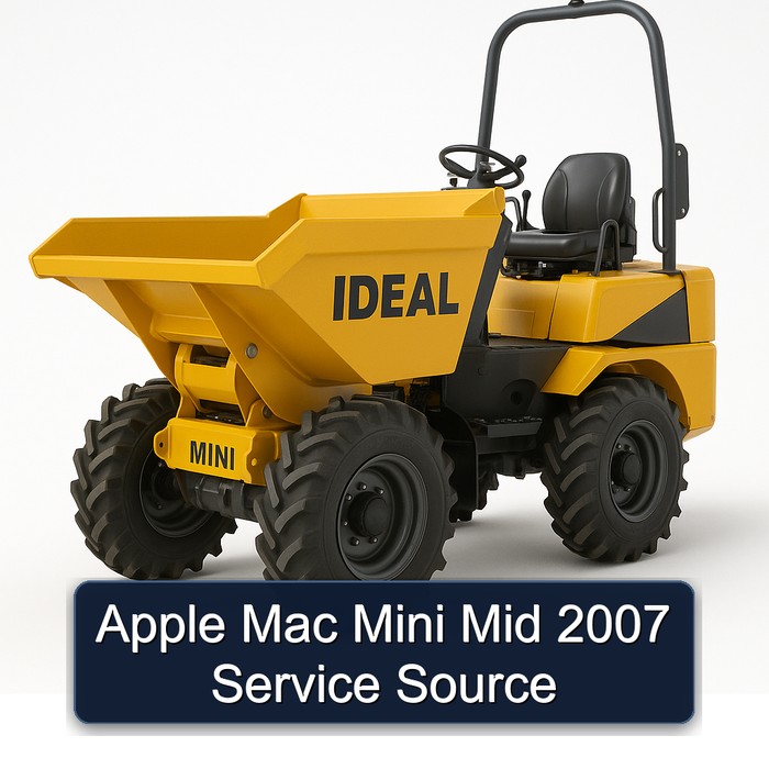Apple Mac Mini Mid 2007 Service Source