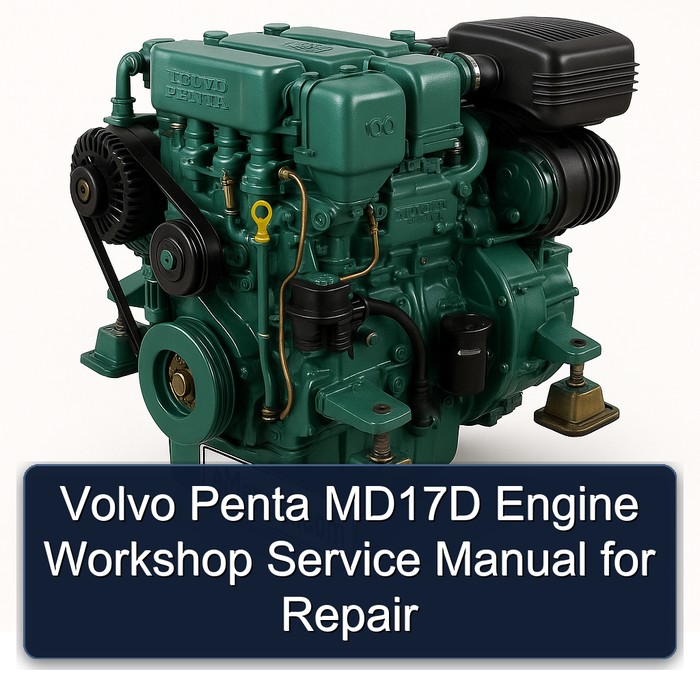 Volvo Penta MD17D Engine Workshop Service Manual for Repair
