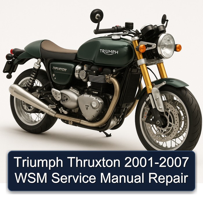 Triumph Thruxton 2001-2007 WSM Service Manual Repair