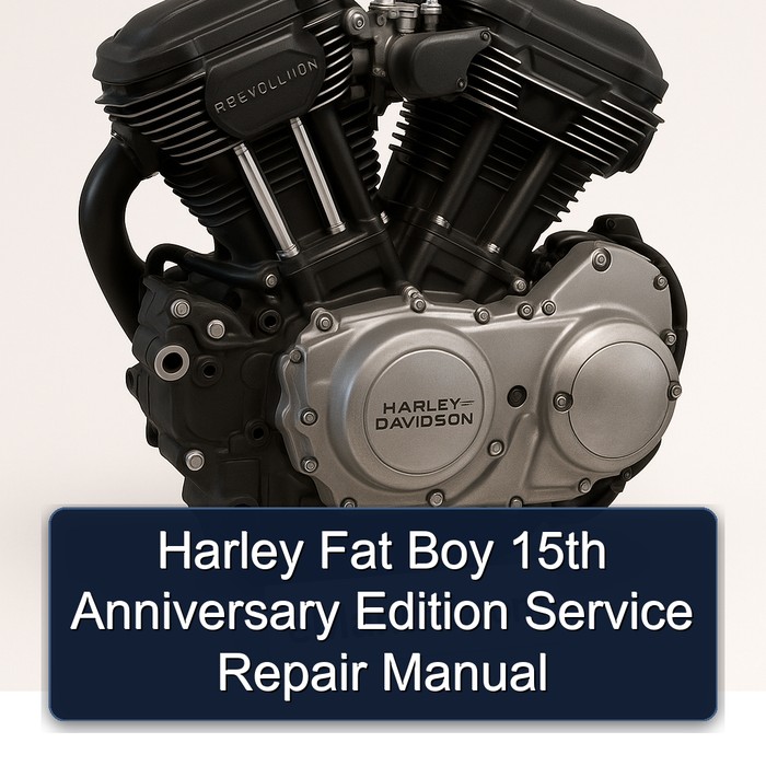 Harley Fat Boy 15th Anniversary Edition Service Repair Manual