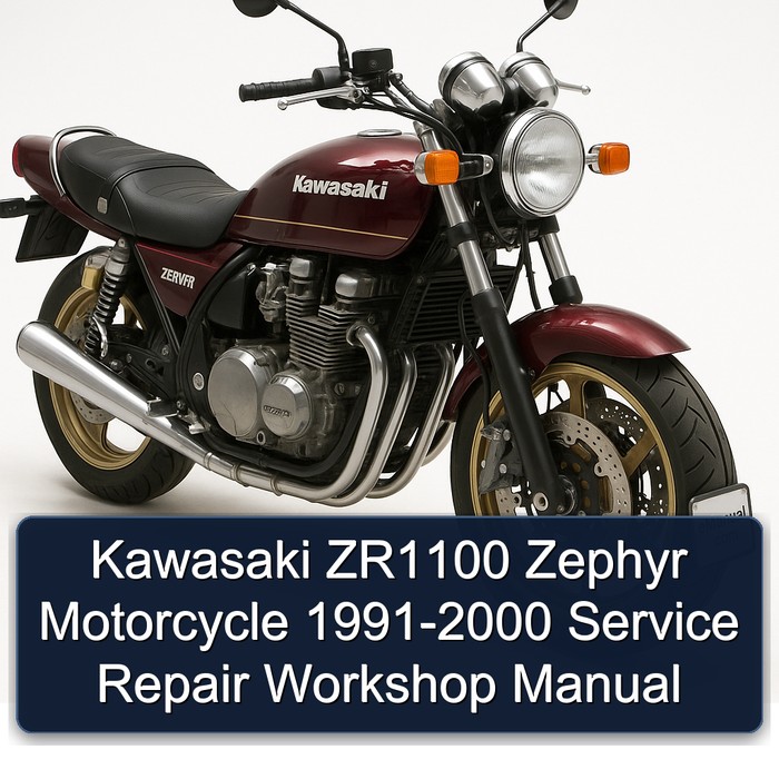 Kawasaki ZR1100 Zephyr Motorcycle 1991-2000 Service Repair Workshop Manual