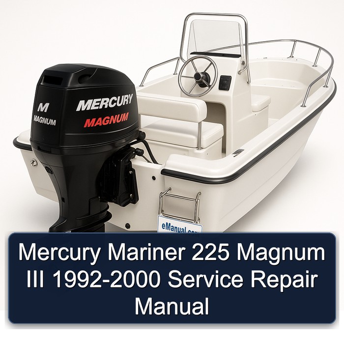 Mercury Mariner 225 Magnum III 1992-2000 Manual de servicio y reparación