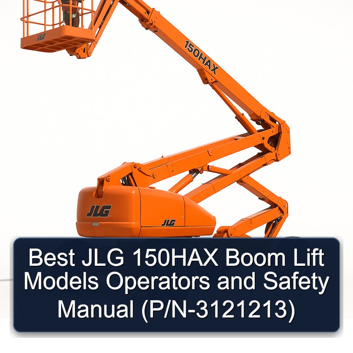 Best Jlg 150HAX Boom Lift Models Operators and Safety Manual (P/N-3121213) PDF Download