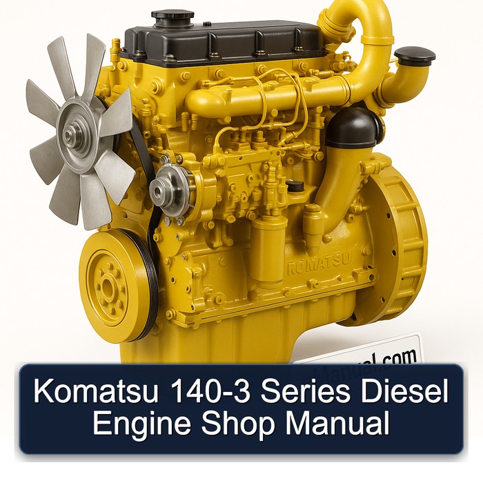 Komatsu 140-3 Series Diesel Engine Shop Manual