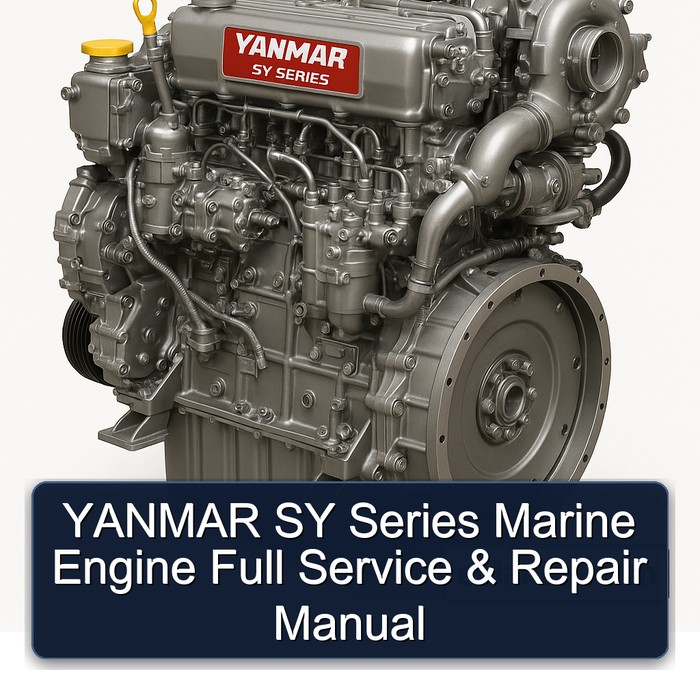 Manual de servicio y reparación completo para motores marinos YANMAR Serie SY