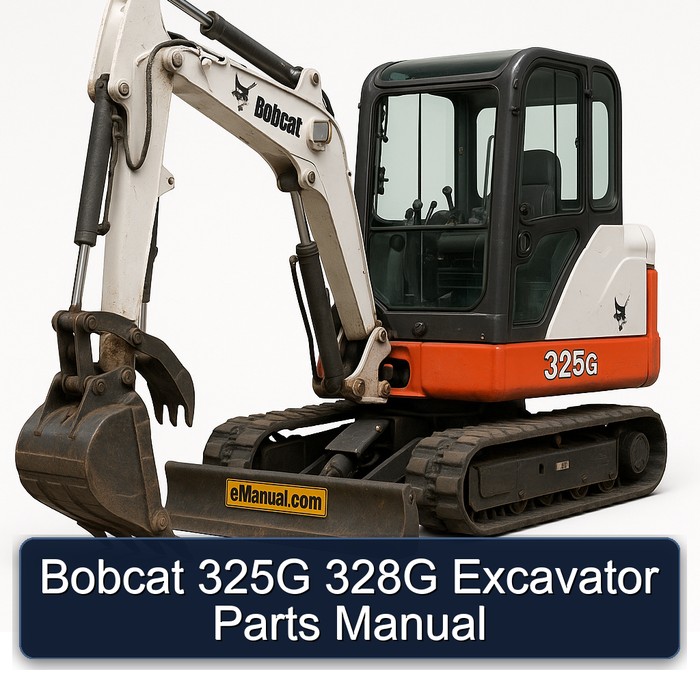 Bobcat 325G 328G Excavator Parts Manual 