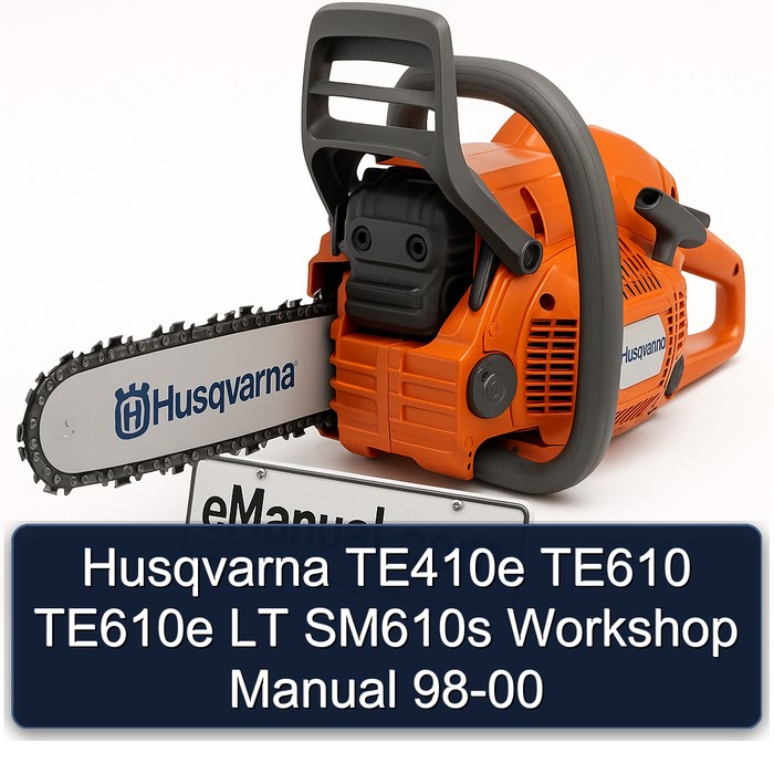Husqvarna TE410e TE610 TE610e LT SM610s Workshop Manual 98-00