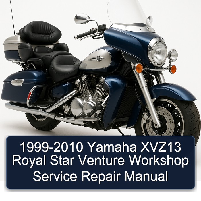 1999-2010 Yamaha XVZ13 Royal Star Venture Workshop Manual de servicio y reparación 1999 2000 2001 2002 2003 2004 2005 2006 2007 2008 2009 2010