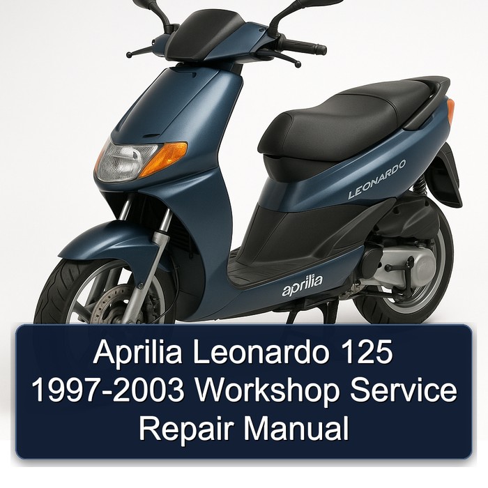 Aprilia Leonardo 125 1997-2003 Workshop Manual de servicio y reparación