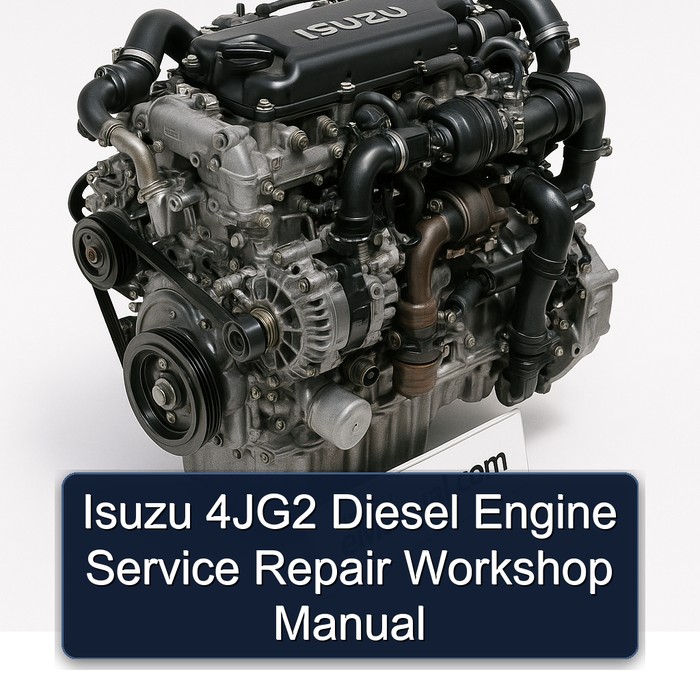Manual de Reparación y Servicio del Motor Isuzu 4JG2 Diesel
