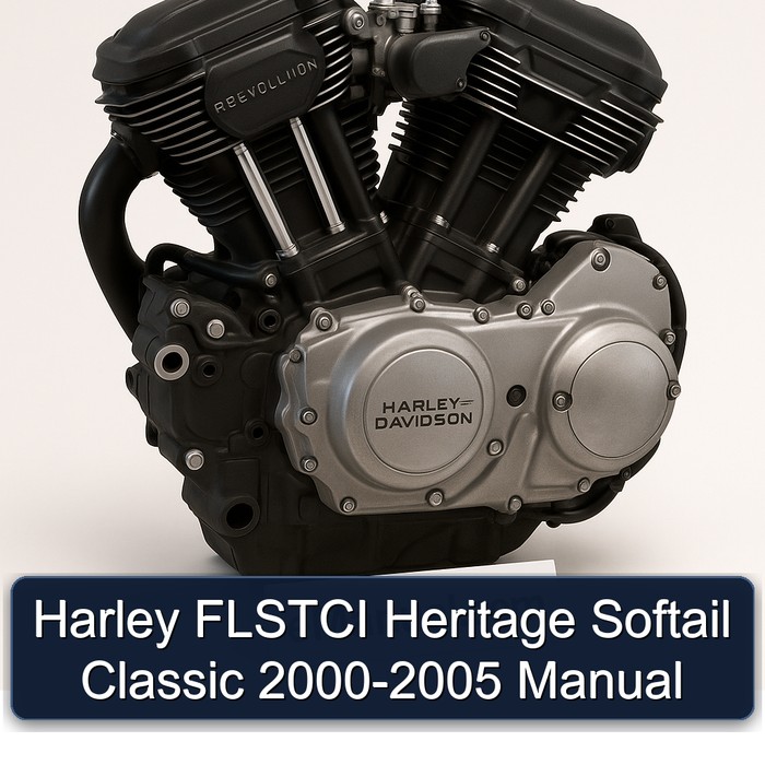 Harley FLSTCI Heritage Softail Classic 2000-2005 Manual 