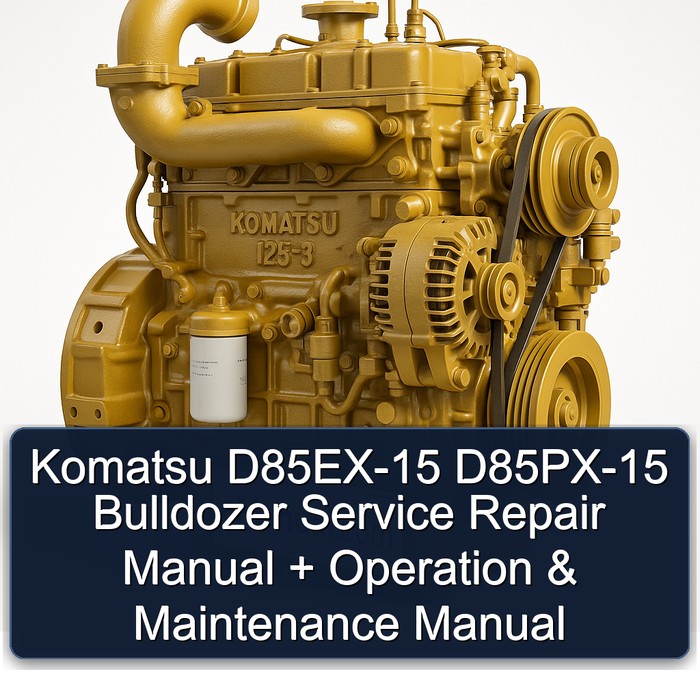 Manual de Servicio, Reparación y Operación y Mantenimiento para Bulldozer Komatsu D85EX-15 D85PX-15