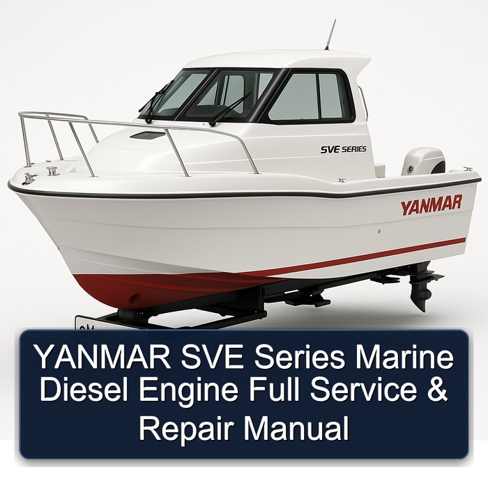 YANMAR SVE Series Marine Diesel Engine Full Manual de servicio y reparación