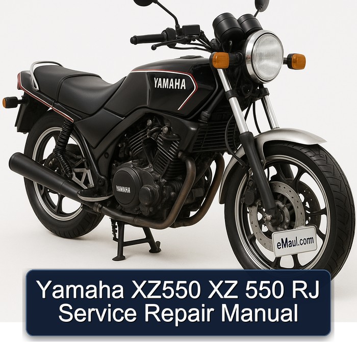 Yamaha XZ550 XZ 550 RJ Manual de servicio y reparación