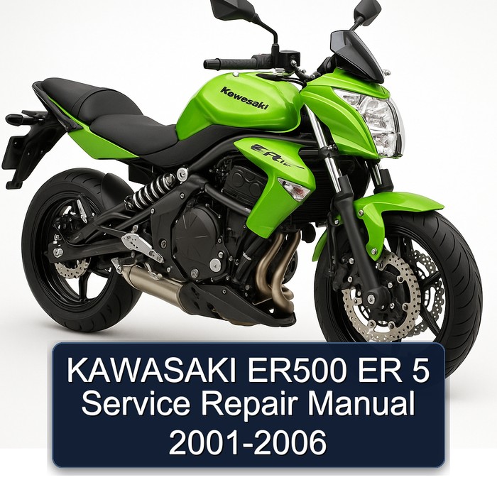 KAWASAKI ER500 ER 5 Service Repair Manual 2001-2006