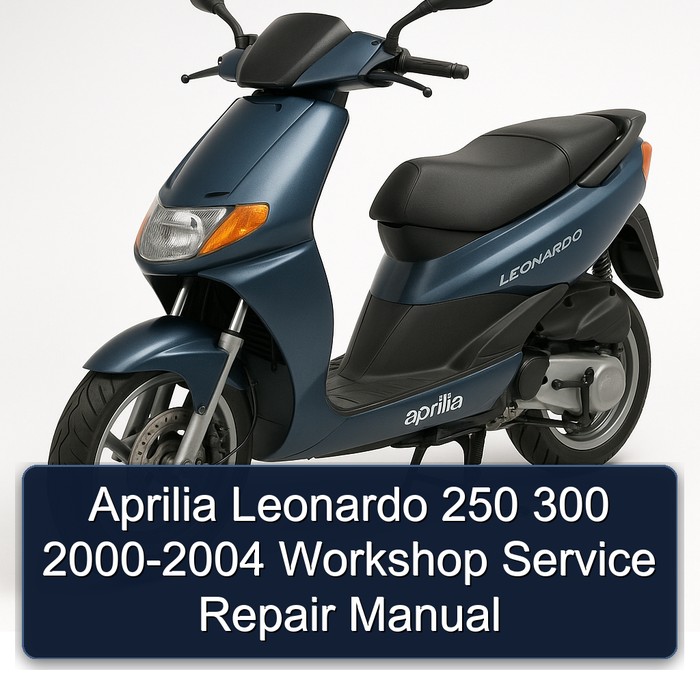 Aprilia Leonardo 250 300 2000-2004 Workshop Manual de servicio y reparación