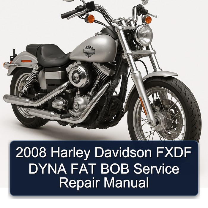2008 Harley Davidson FXDF DYNA FAT BOB Manual de servicio y reparación