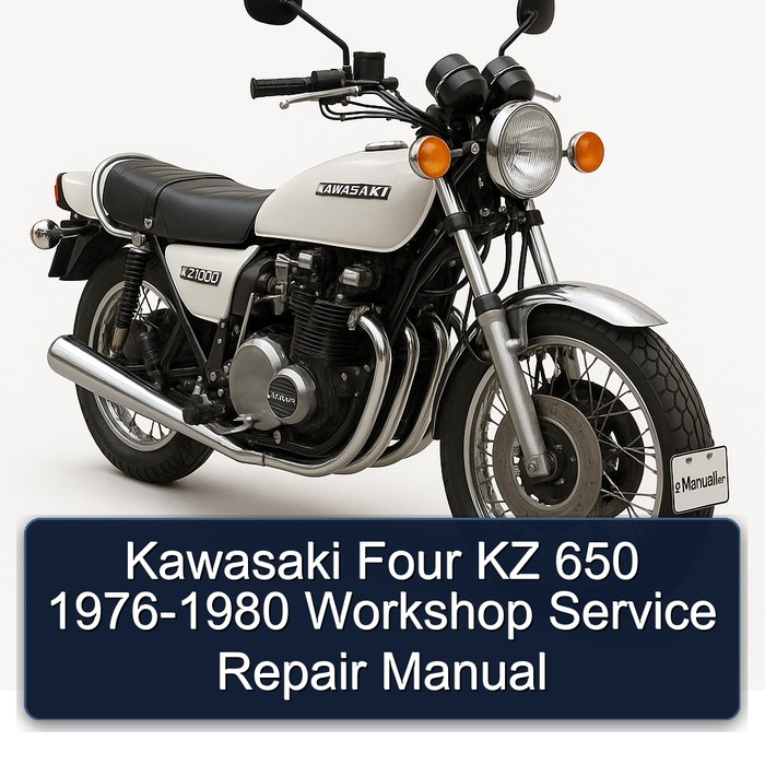 Kawasaki Four KZ 650 1976-1980 Workshop Manual de servicio y reparación