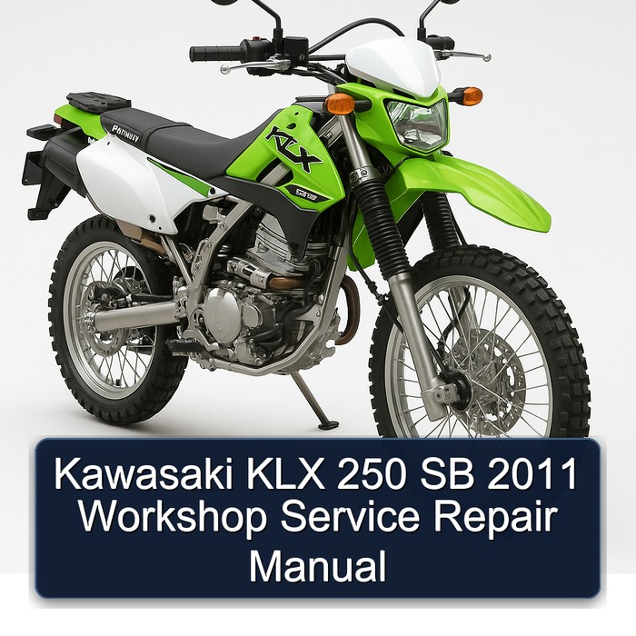 Kawasaki KLX 250 SB 2011 Workshop Manual de servicio y reparación