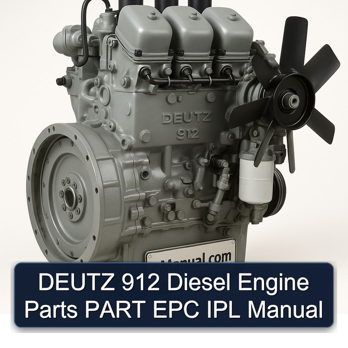 DEUTZ 912 Diesel Engine Parts PART EPC IPL Manual 