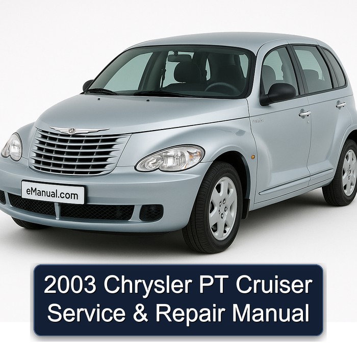 2003 Chrysler PT Cruiser Manual de servicio y reparación