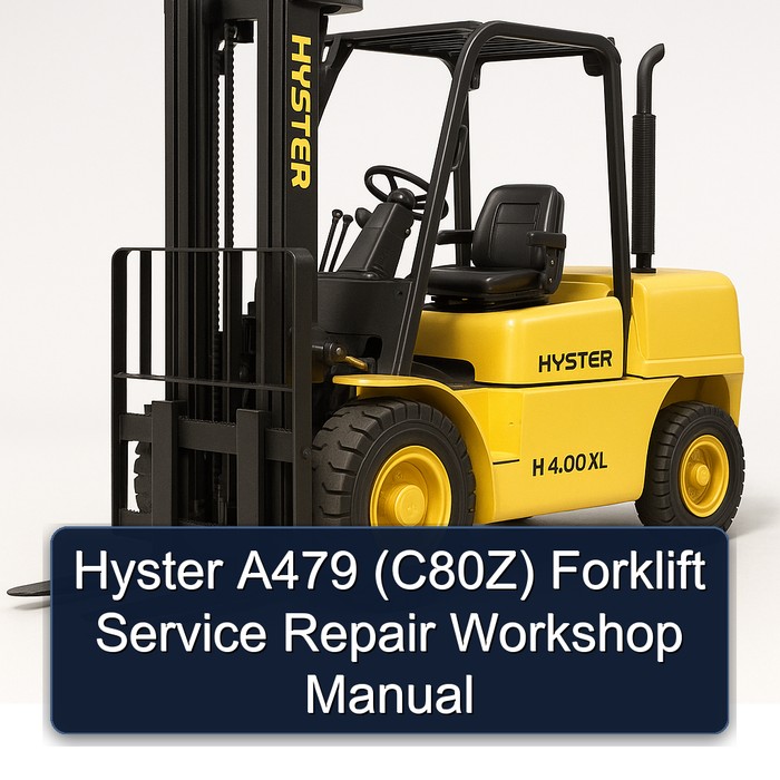 Manual de Servicio y Reparación de la Carretilla Elevadora Hyster A479 (C80Z)