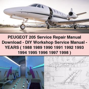 PEUGEOT 205 Service Repair Manual - DIY Workshop Manual 1988-1998