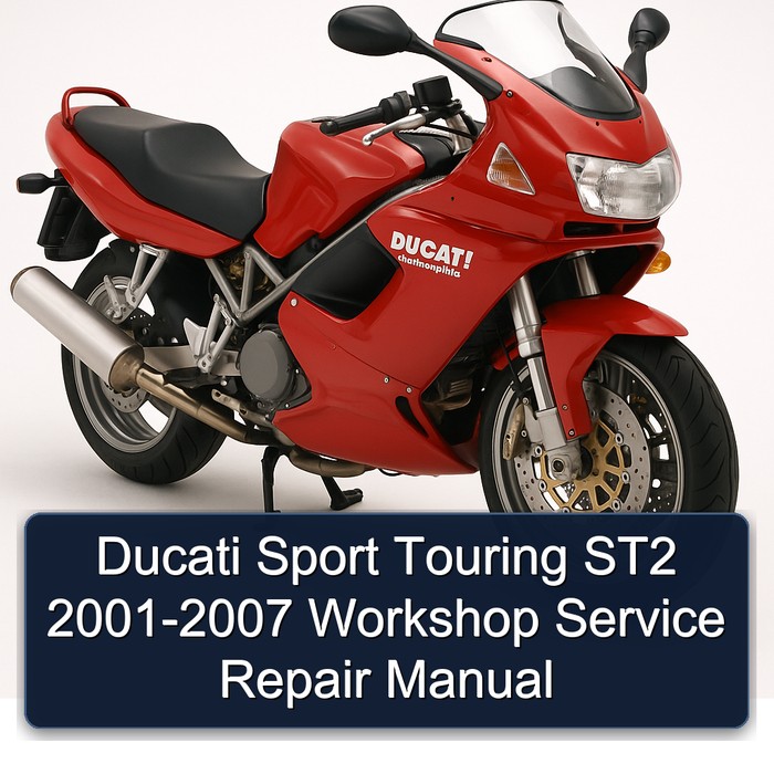 Ducati Sport Touring ST2 2001-2007 Workshop Manual de servicio y reparación
