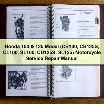Honda 100 & 125 Model (CB100 CB125S CL100 SL100 CD125S SL125) Motorcycle Workshop Service Repair Manual PDF Download