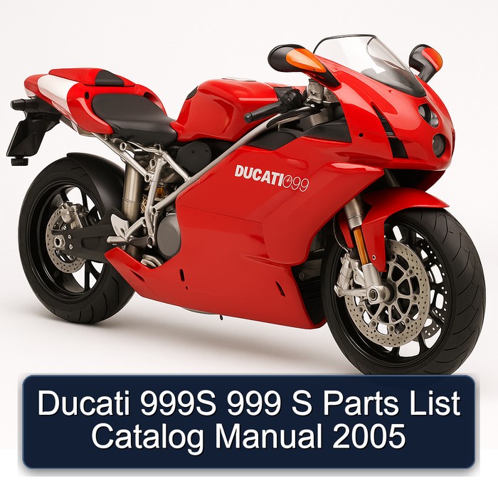 Ducati 999S 999 S Parts List Catalog Manual 2005
