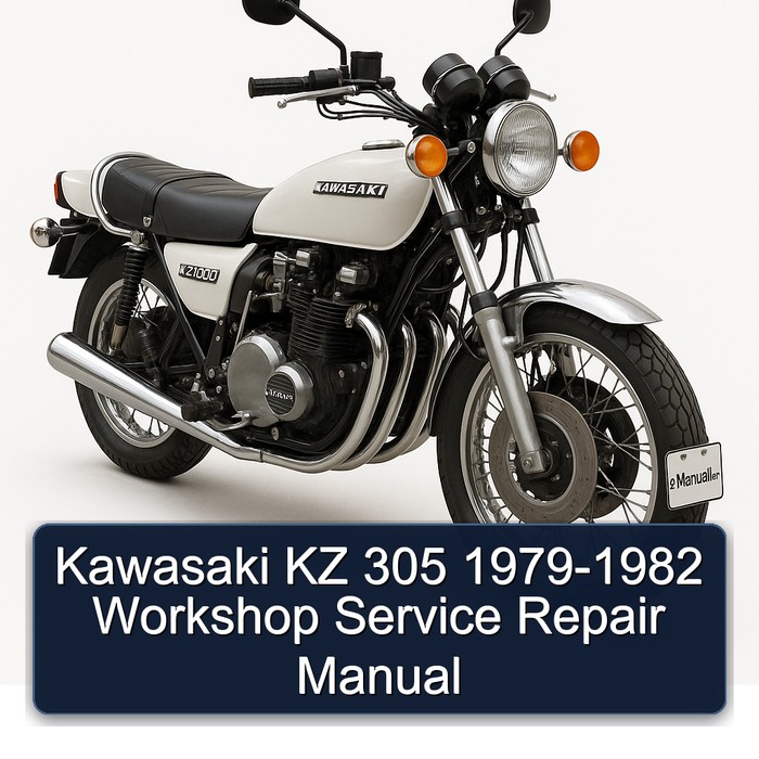 Kawasaki KZ 305 1979-1982 Workshop Manual de servicio y reparación