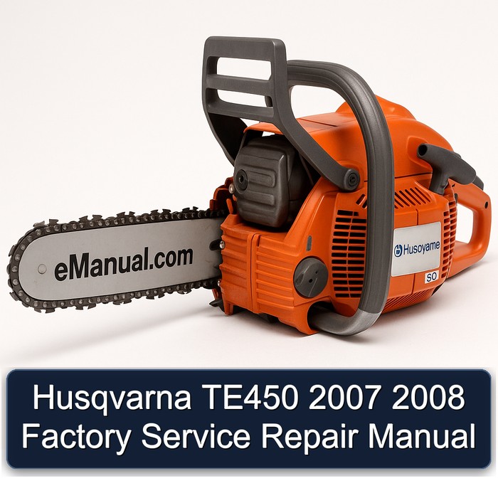 Husqvarna TE450 2007 2008 Factory Service Repair Manual