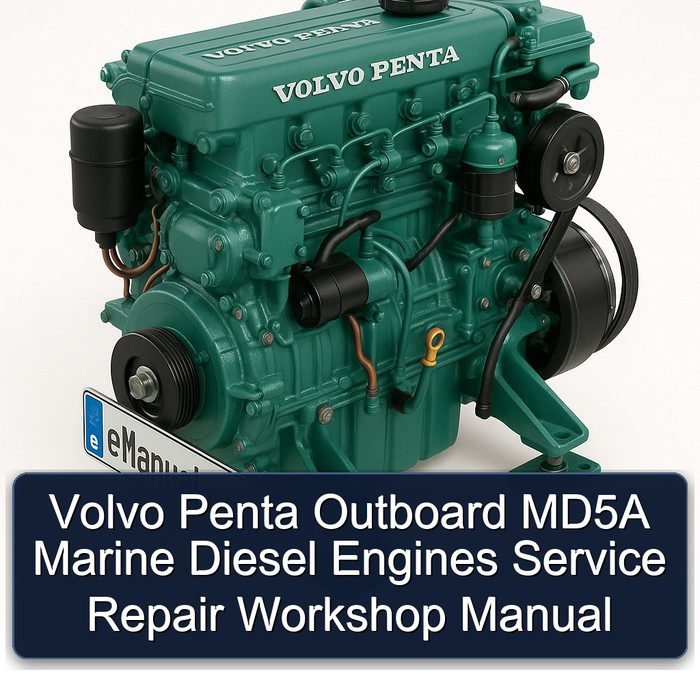 Volvo Penta Outboard MD5A Marine Diesel Engines Service Repair Workshop Manual