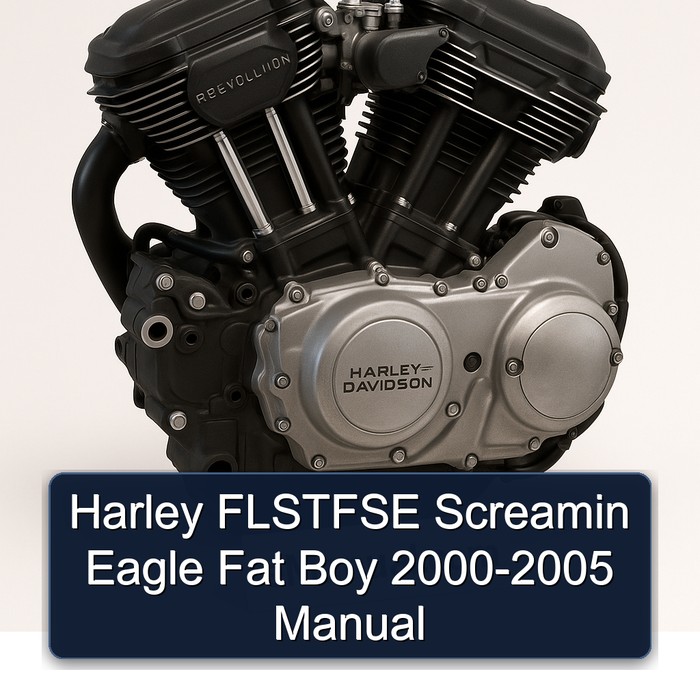 Harley FLSTFSE Screamin Eagle Fat Boy 2000-2005 Manual 
