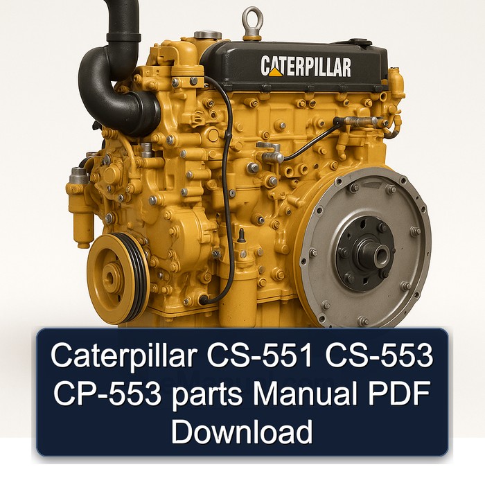 Caterpillar CS-551 CS-553 CP-553 parts Manual PDF Download