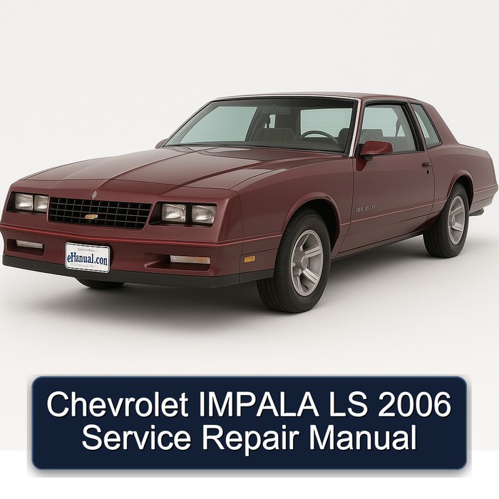 Chevrolet IMPALA LS 2006 Manual de servicio y reparación