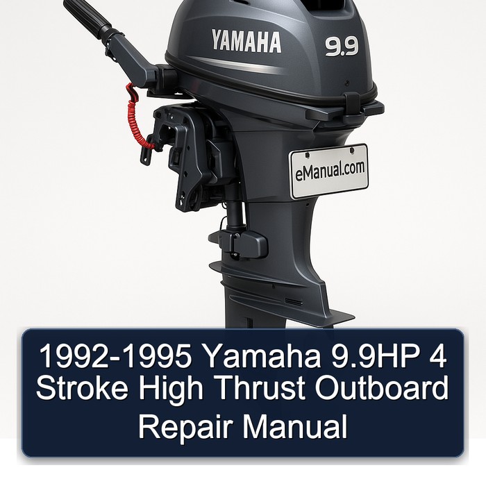 1992-1995 Yamaha 9.9HP 4 Stroke High Thrust Outboard Repair Manual