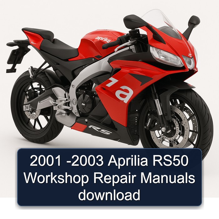 2001 -2003 Aprilia RS50 Workshop Repair Manuals download